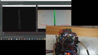 Arduino  OpenCV autonomous car DEMO [upl. by Ekim75]