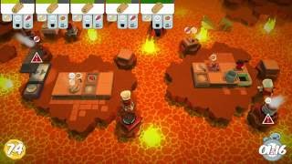 Overcooked Level 54 3Stars Walkthrough [upl. by Mandych]