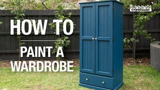 How To Paint a Wardrobe  Bunnings Warehouse [upl. by Eybbob]