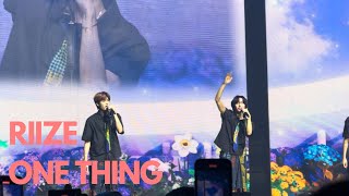 RIIZE  one thing 2024 RIIZE FANCON TOUR RIIZING DAY IN BKK 240727 [upl. by Assilym]