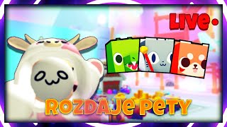 🔴JEST LIVE🔴 GRAMY W PET SIMULATOR 99 🤑ROZDAJE PETY ZA FREE🤑 WBIJAMY 1000 SUB [upl. by Hali494]