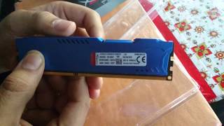 HyperX FURY 8GB DDR3 1600MHz OVERCLOCKING DDR3 UNBOXING [upl. by Diba]