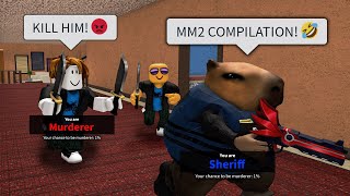 MM2 ROBLOX FUNNIEST MOMENTS COMPILATION [upl. by Ahsieyn]