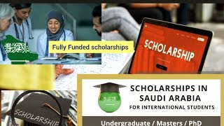 How to apply for the scholarship in Saudi arabia  How to apply scholarship online 2024 [upl. by Yecaj756]