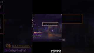 Free fire danger voice uid 43 24 52 14 84 freefire ytshorts handcam sorts [upl. by Busby]