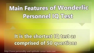 What is Wonderlic Personnel Test Wonderlic personnel test details [upl. by Illib]