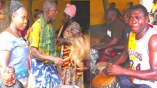 Original Agbadza from Volta  Ewe Local Drumming and dance  Agbadza from Volta [upl. by Latrena298]