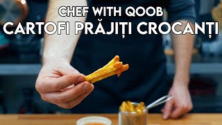 🍟 CARTOFI prajiti CROCANTI  Cartofi Frantuzesti  Reteta Cartofi Prajiti  Chef With Qoob [upl. by Raouf]