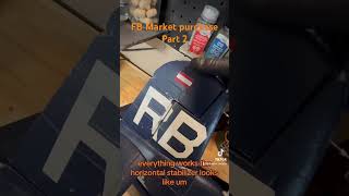 F4U Corsair RC Plane FB Market assessing repairs and costs rc aviation foryou fyp [upl. by Pincince]