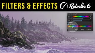 How to Use Filters amp Effects  Rebelle Tutorial [upl. by Ber]