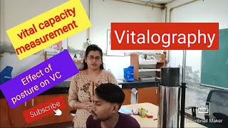 vitalography vital capacity measurement [upl. by Wu667]