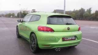 VW Scirocco 14 TSI Performance Exhaust by Cobra Sport Exhausts [upl. by Lamiv]