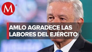 AMLO reconoce a militares por rescatar a un niño que se electrocutó en Sinaloa [upl. by Aiset]