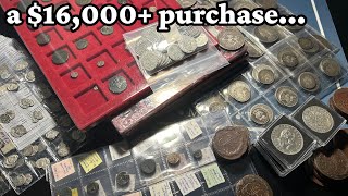 Unboxing 16000  of Rare Coins  Ancient World amp Silver Coin Collection  Hoard Unboxings [upl. by Tezile]