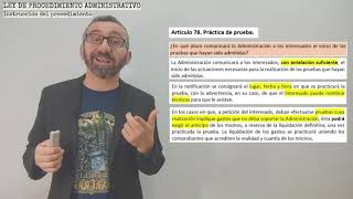 Ley 392015  Procedimiento Administrativo 7a Parte  Instrucción del procedimiento [upl. by Gagliano]