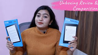 Kindle Oasis 10th Gen  Kindle Paperwhite  Unboxing review and comparison  Which one to buy [upl. by Almallah]