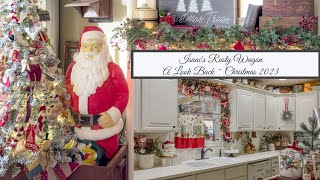 CHRISTMAS In Ummm JUNE 😉😁 Country COTTAGE Primitive HOME TOUR  VINTAGE Antique DECOR Decorating [upl. by Gambrill]