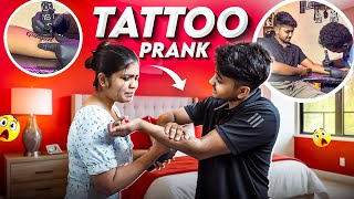 Tattoo Prank 😜 on Gungun 🤯 gone wrong 😰 it’s deep gungun [upl. by Spiegel]