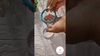 Febric bangles Tutorial video✨viralreels handmadejewellery viralvideo shorts [upl. by Giacinta]