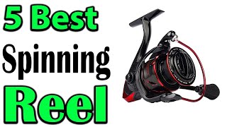 TOP 5 Best Spinning Reel Review 2024 [upl. by Hasin]