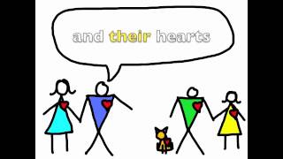 Possessive Adjectives Song  quotMy Heart and Your Heartquot  Rockin English [upl. by Aninay]