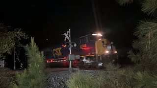 CSXT L234 SD70MACe 4748 AC44 513 seen at Chocowinity w nice K5LA amp Crew [upl. by Zaneta]