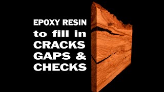 Using Epoxy Resin to Fill Cracks and Gaps in Wood  Complete Tips and Techniques [upl. by Penni]