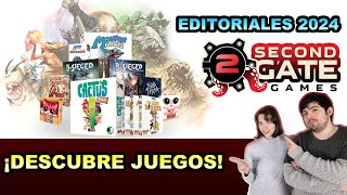 ¿CONOCES los Juegos de Mesa de SECOND GATE GAMES  Editoriales 24 [upl. by Cung400]