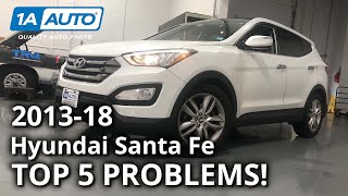 Top 5 Problems Hyundai Santa Fe SUV 3rd Generation 201318 [upl. by Batish55]