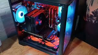 MANCER CV100  AIR COOLER SAGE V2 BLACK EDITION  B450M GAMING cv100 setupgamer pc pcgamer [upl. by Auhel739]