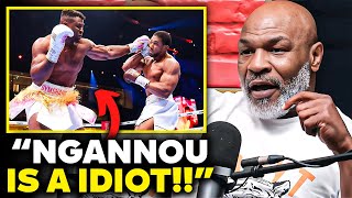 Mike Tyson RESPONDS To Francis Ngannou VS Anthony Joshua FULL FIGHT [upl. by Asikal]