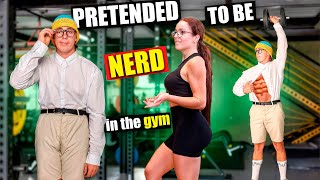 Pro Gymnast Pretended to be a Nerd in the GYM 5 PRANK [upl. by Sedda]