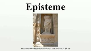 Episteme [upl. by Cynar]