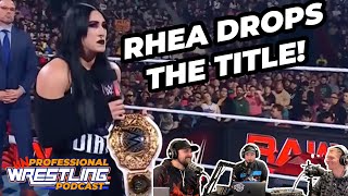 LIVE  RHEA RIPLEY INJURED  SmackDown and RAW Review  Unprofessional Wrestling Podcast [upl. by Kluge]