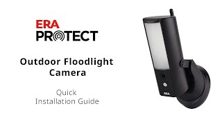 Outdoor Floodlight Camera  Installation [upl. by Haibot]