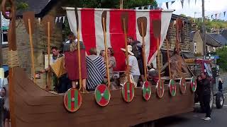 Plague village Eyam celebrating end of wakes week 23 9 17 [upl. by Adniralc]