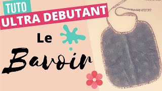 TUTO ultra débutant  coudre un bavoir [upl. by Atikkin]