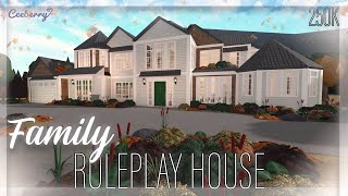 Bloxburg  Family Roleplay Home 250k  Autumn Speed Build [upl. by Erminia234]