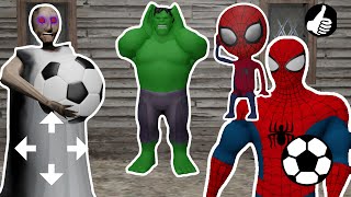 Horror Granny And Baby Spider Man Playing With HulkFunny Horror Animated Cartoon [upl. by Tiloine]