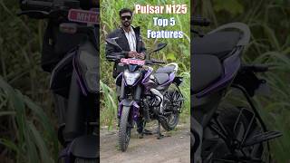 Top 5 Features in pulsar N125  TechTravelTelugu [upl. by Nilra]