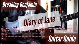 Breaking Benjamin  Diary of Jane Guitar Guide [upl. by Tolman227]