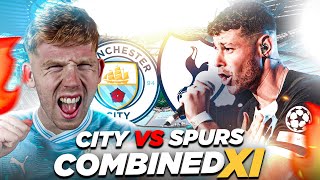 Man City vs Spurs Combined XI vs FormzOfficial [upl. by Nath595]