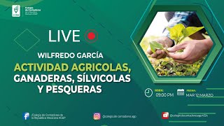 LIVE ACTIVIDAD AGRICOLAS GANADERAS SILVÍCOLAS Y PESQUERAS [upl. by Nonnahc]