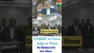 STUDENT vs Police  Judge vs Police  law shorts justice trending reels [upl. by Daile98]