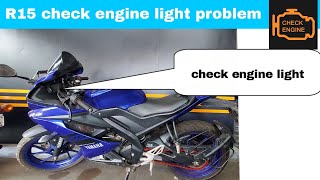 Yamaha R15 bs6 check engine light problem solve [upl. by Bullion851]