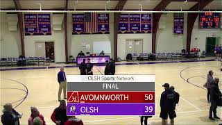 OLSH Girls Basketball vs Avonworth [upl. by Esemaj]