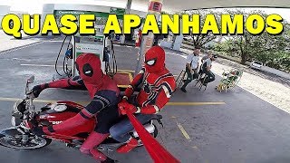 DEADPOOL E HOMEM ARANHA APRONTANDO NA CIDADE 😱 [upl. by Ettennal]