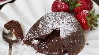 Chocolate Lava Cake  Molten Chocolate Cake [upl. by Ocnarfnaig]