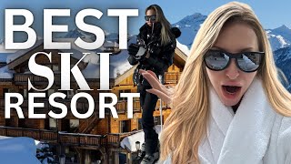 BEST SKI RESORT  BETTER and CHEAPER than COURCHEVEL and St Moritz  Switzerland ski resort [upl. by Naawaj]