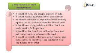 Characteristics of Concrete Steel Reinforcement  Theory of Reinforced Concrete Structures [upl. by Bernard]